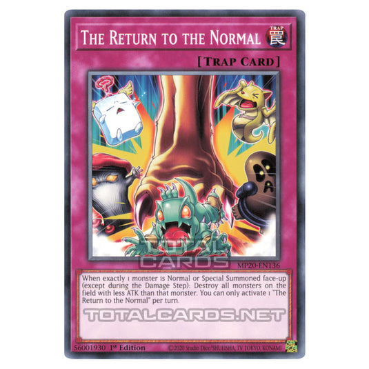 Yu-Gi-Oh! - 2020 Tin of Lost Memories - The Return to the Normal (Common) MP20-EN136