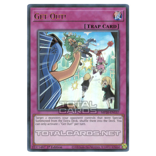 Yu-Gi-Oh! - 2020 Tin of Lost Memories - Get Out! (Ultra Rare) MP20-EN137