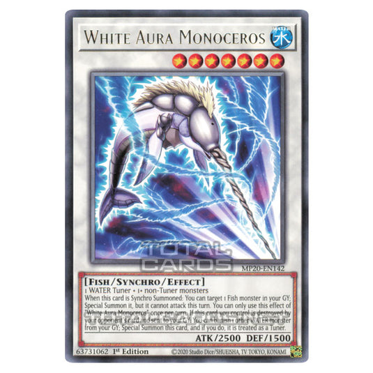 Yu-Gi-Oh! - 2020 Tin of Lost Memories - White Aura Monoceros (Rare) MP20-EN142