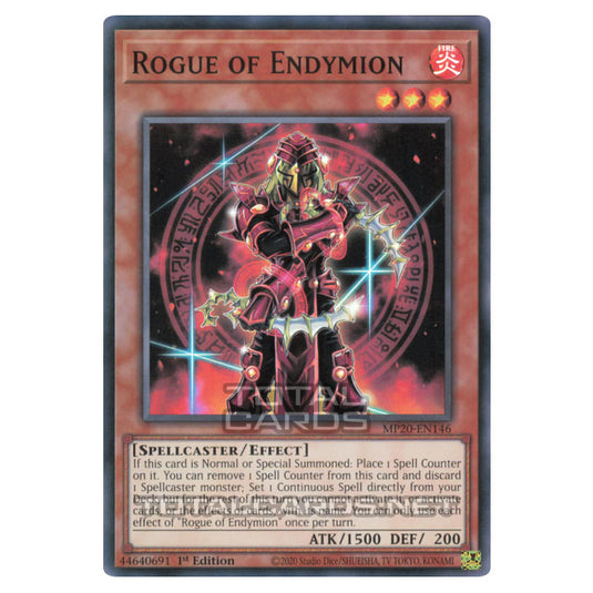 Yu-Gi-Oh! - 2020 Tin of Lost Memories - Rogue of Endymion (Super Rare) MP20-EN146