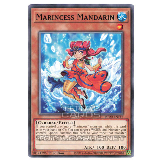 Yu-Gi-Oh! - 2020 Tin of Lost Memories - Marincess Mandarin (Common) MP20-EN147