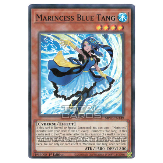 Yu-Gi-Oh! - 2020 Tin of Lost Memories - Marincess Blue Tang (Super Rare) MP20-EN149