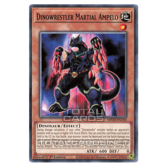 Yu-Gi-Oh! - 2020 Tin of Lost Memories - Dinowrestler Martial Ampelo (Common) MP20-EN150