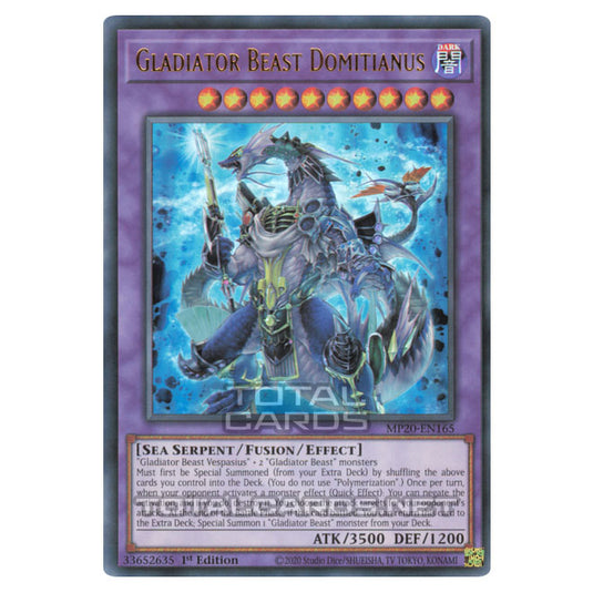 Yu-Gi-Oh! - 2020 Tin of Lost Memories - Gladiator Beast Domitianus (Ultra Rare) MP20-EN165