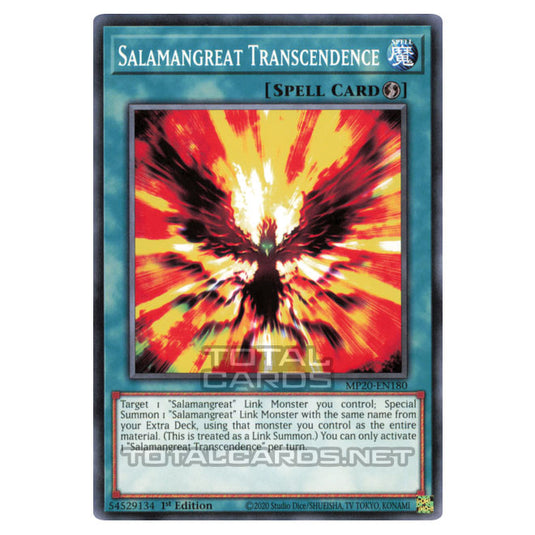 Yu-Gi-Oh! - 2020 Tin of Lost Memories - Salamangreat Transcendence (Common) MP20-EN180