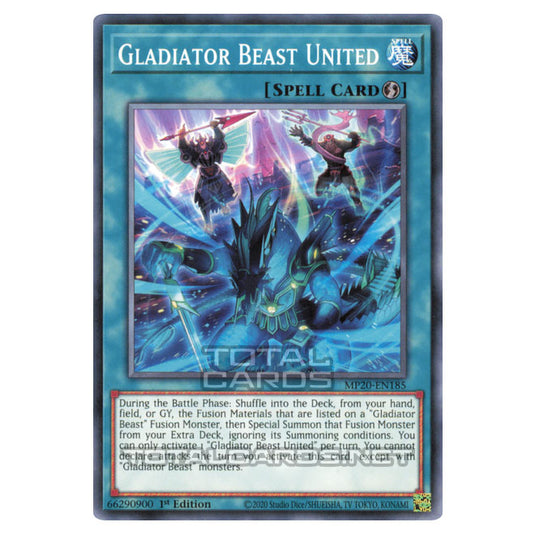 Yu-Gi-Oh! - 2020 Tin of Lost Memories - Gladiator Beast United (Common) MP20-EN185