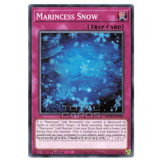 Yu-Gi-Oh! - 2020 Tin of Lost Memories - Marincess Snow (Common) MP20-E Yu-Gi-Oh! - 2020 Tin of Lost Memories - Marincess Snow (Common) MP20-E