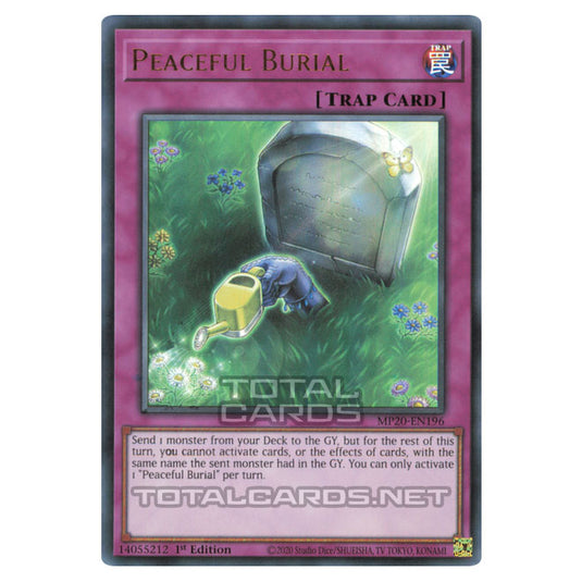 Yu Gi Oh 2020 Tin Of Lost Memories Peaceful Burial Ultra Rare M yu-gi-oh-2020-tin-of-lost-memories-peaceful-burial-ultra-rare-m