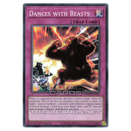 Yu-Gi-Oh! - 2020 Tin of Lost Memories - Dances with Beasts (Super Rare) MP20-EN203