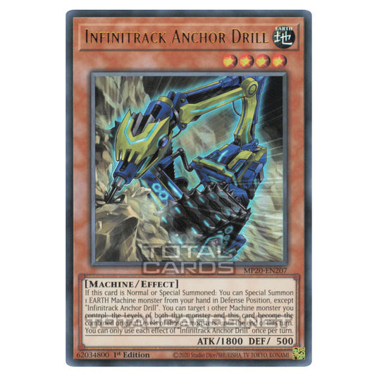 Yu-Gi-Oh! - 2020 Tin of Lost Memories - Infinitrack Anchor Drill (Ultra Rare) MP20-EN207