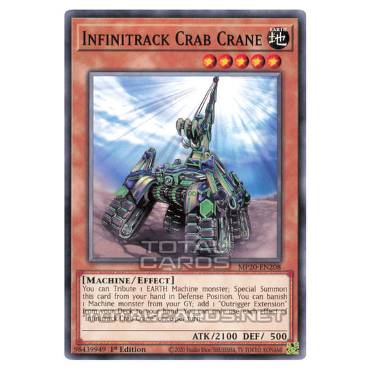 Yu-Gi-Oh! - 2020 Tin of Lost Memories - Infinitrack Crab Crane (Common) MP20-EN208