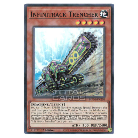 Yu-Gi-Oh! - 2020 Tin of Lost Memories - Infinitrack Trencher (Super Rare) MP20-EN210