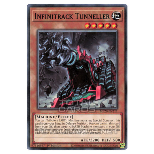 Yu-Gi-Oh! - 2020 Tin of Lost Memories - Infinitrack Tunneller (Common) MP20-EN211