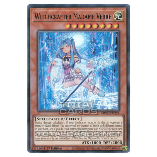 Yu-Gi-Oh! - 2020 Tin of Lost Memories - Witchcrafter Madame Verre (Super Rare) MP20-EN224
