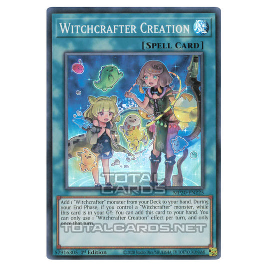 Yu-Gi-Oh! - 2020 Tin of Lost Memories - Witchcrafter Creation (Super Rare) MP20-EN225