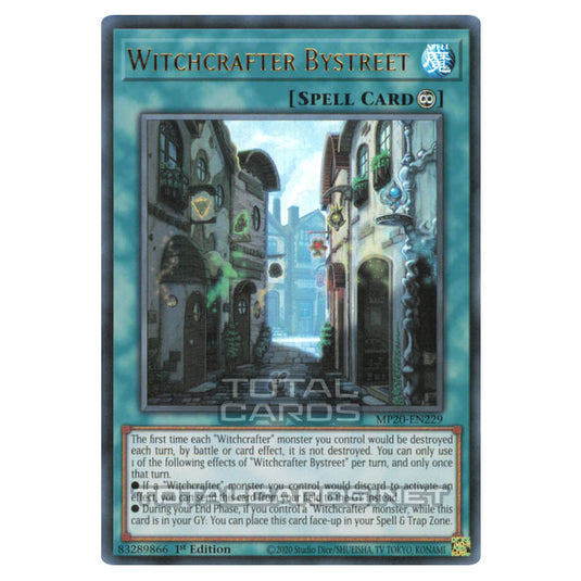 Yu-Gi-Oh! - 2020 Tin of Lost Memories - Witchcrafter Bystreet (Ultra Rare) MP20-EN229