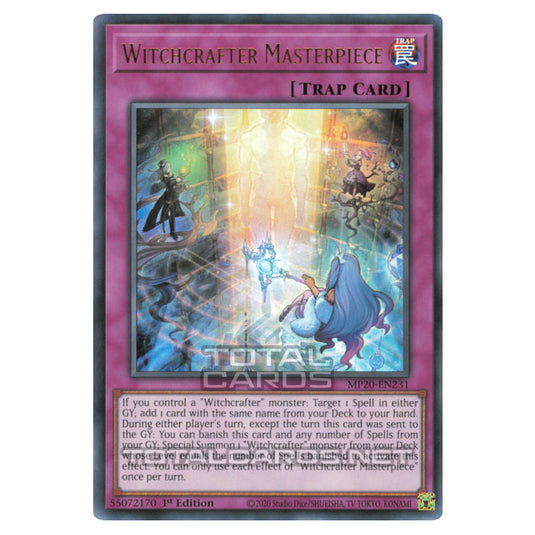 Yu-Gi-Oh! - 2020 Tin of Lost Memories - Witchcrafter Masterpiece (Ultra Rare) MP20-EN231