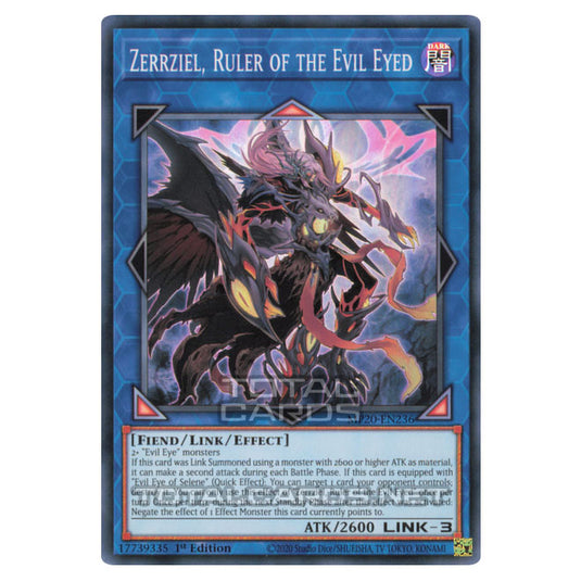 Yu-Gi-Oh! - 2020 Tin of Lost Memories - Zerrziel, Ruler of the Evil Eyed (Super Rare) MP20-EN236