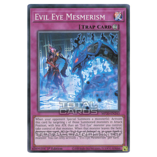 Yu-Gi-Oh! - 2020 Tin of Lost Memories - Evil Eye Mesmerism (Super Rare) MP20-EN243