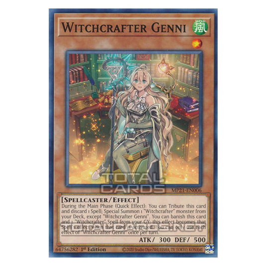 Yu-Gi-Oh! - 2021 Tin of Ancient Battles - Witchcrafter Genni (Common) MP21-EN006