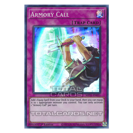 Yu-Gi-Oh! - 2021 Tin of Ancient Battles - Armory Call (Super Rare) MP21-EN031