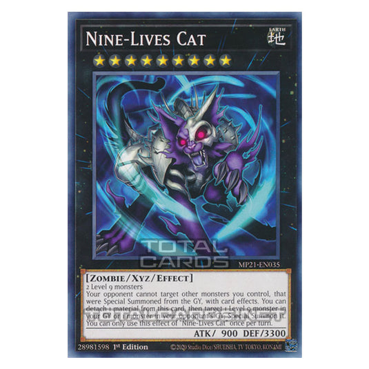 Yu-Gi-Oh! - 2021 Tin of Ancient Battles - Nine-Lives Cat (Common) MP21-EN035