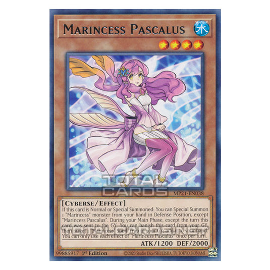 Yu-Gi-Oh! - 2021 Tin of Ancient Battles - Marincess Pascalus (Rare) MP21-EN038