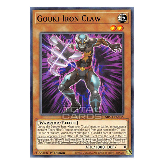 Yu-Gi-Oh! - 2021 Tin of Ancient Battles - Gouki Iron Claw (Common) MP21-EN045