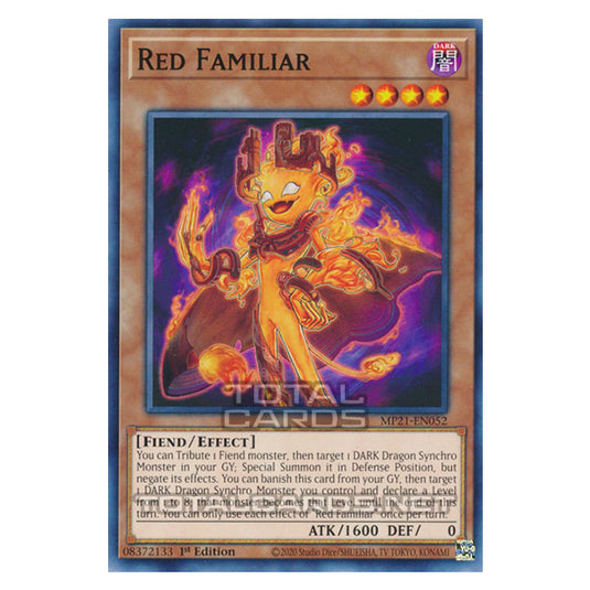 Yu-Gi-Oh! - 2021 Tin of Ancient Battles - Red Familiar (Common) MP21-E Yu-Gi-Oh! - 2021 Tin of Ancient Battles - Red Familiar (Common) MP21-E
