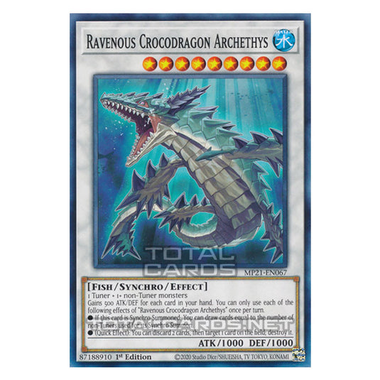 Yu-Gi-Oh! - 2021 Tin of Ancient Battles - Ravenous Crocodragon Archethys (Common) MP21-EN067