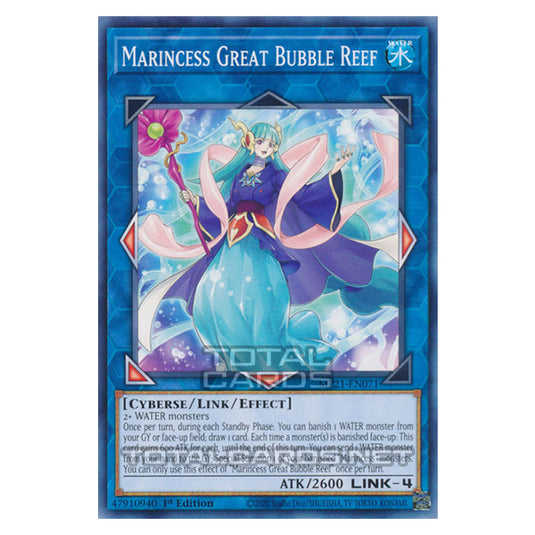 Yu-Gi-Oh! - 2021 Tin of Ancient Battles - Marincess Great Bubble Reef (Common) MP21-EN071