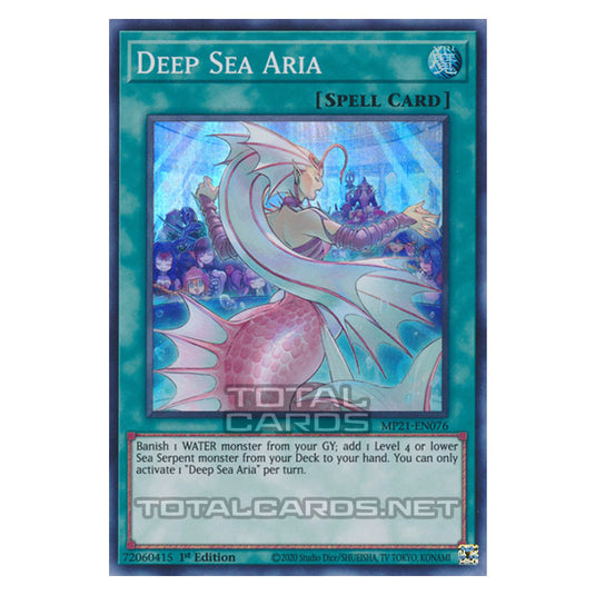 Yu-Gi-Oh! - 2021 Tin of Ancient Battles - Deep Sea Aria (Super Rare) MP21-EN076