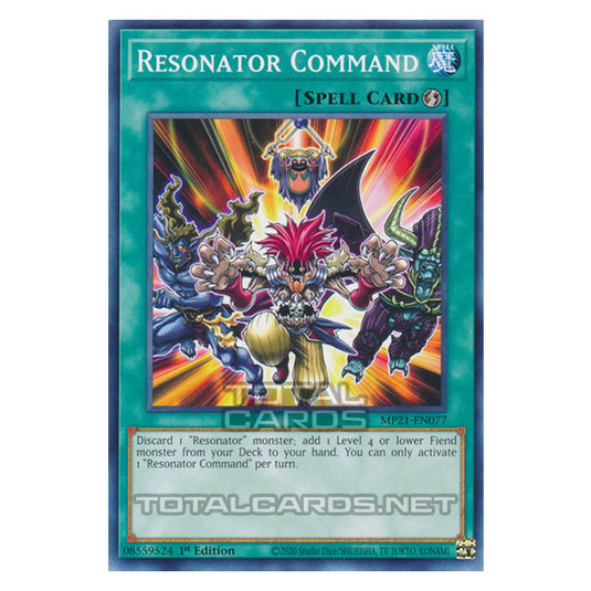 Yu-Gi-Oh! - 2021 Tin of Ancient Battles - Resonator Command (Common) MP21-EN077