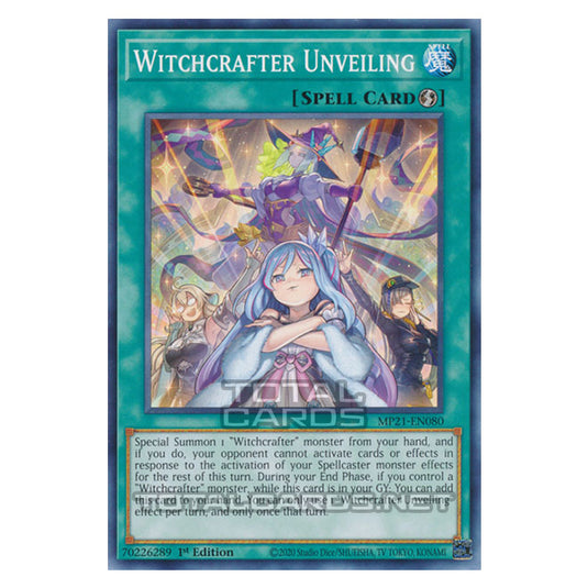 Yu-Gi-Oh! - 2021 Tin of Ancient Battles - Witchcrafter Unveiling (Common) MP21-EN080