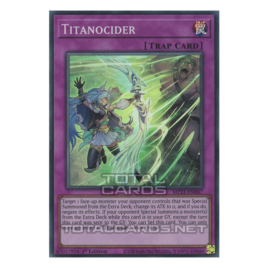 Yu-Gi-Oh! - 2021 Tin of Ancient Battles - Titanocider (Super Rare) MP21-EN087