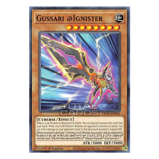 Yu-Gi-Oh! - 2021 Tin of Ancient Battles - Gussari @Ignister (Common) MP21-EN092