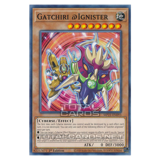 Yu-Gi-Oh! - 2021 Tin of Ancient Battles - Gatchiri @Ignister (Common) MP21-EN093