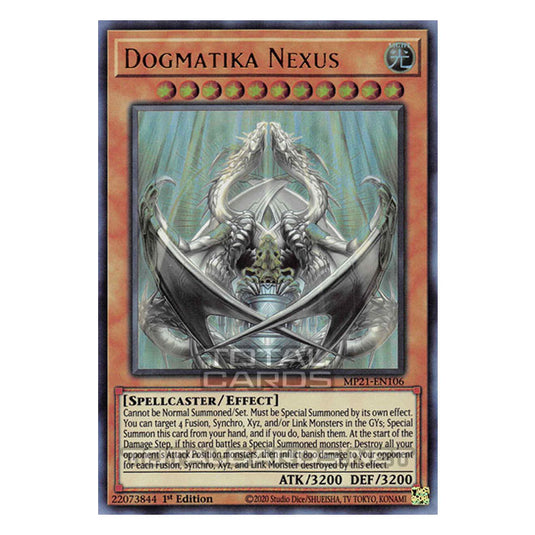 Yu-Gi-Oh! - 2021 Tin of Ancient Battles - Dogmatika Nexus (Ultra Rare) MP21-EN106