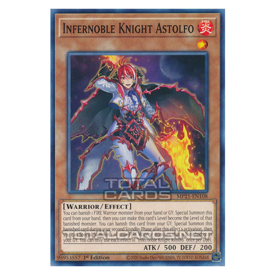 Yu-Gi-Oh! - 2021 Tin of Ancient Battles - Infernoble Knight Astolfo (Common) MP21-EN108