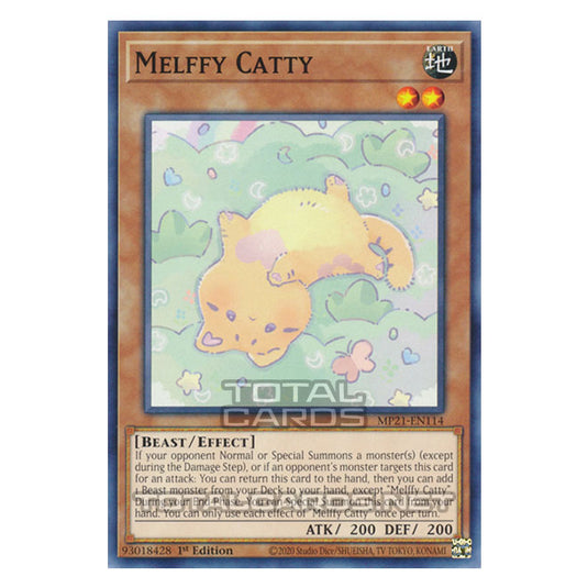 Yu-Gi-Oh! - 2021 Tin of Ancient Battles - Melffy Catty (Common) MP21-EN114