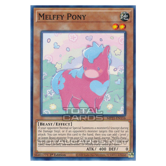 Yu-Gi-Oh! - 2021 Tin of Ancient Battles - Melffy Pony (Common) MP21-EN116