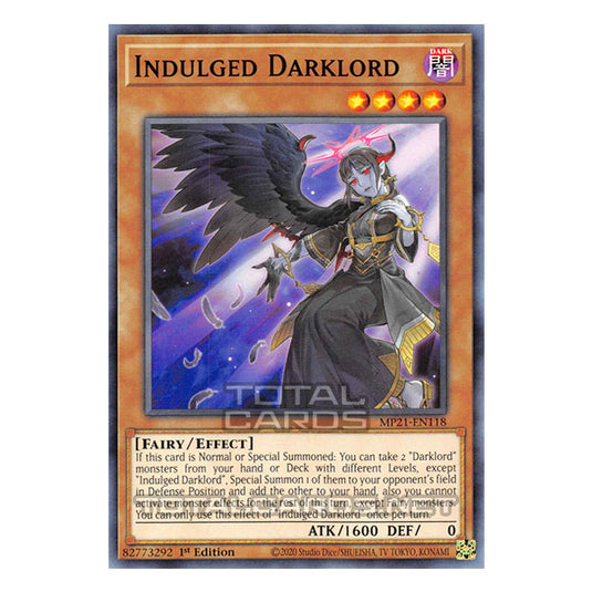 Yu-Gi-Oh! - 2021 Tin of Ancient Battles - Indulged Darklord (Common) MP21-EN118