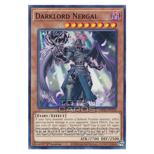 Yu-Gi-Oh! - 2021 Tin of Ancient Battles - Darklord Nergal (Common) MP21-EN119