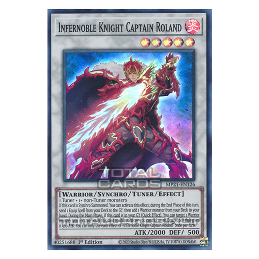 Yu-Gi-Oh! - 2021 Tin of Ancient Battles - Infernoble Knight Captain Roland (Super Rare) MP21-EN126