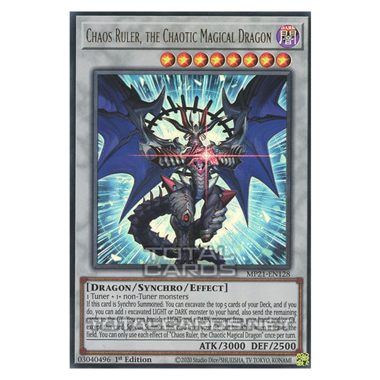 Yu-Gi-Oh! - 2021 Tin of Ancient Battles - Chaos Ruler, the Chaotic Magical Dragon (Ultra Rare) MP21-EN128