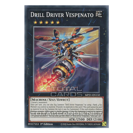 Yu-Gi-Oh! - 2021 Tin of Ancient Battles - Drill Driver Vespenato (Common) MP21-EN132