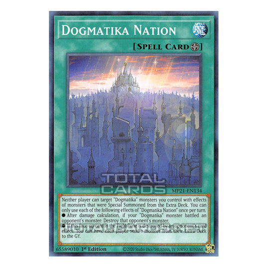 Yu-Gi-Oh! - 2021 Tin of Ancient Battles - Dogmatika Nation (Common) MP21-EN134