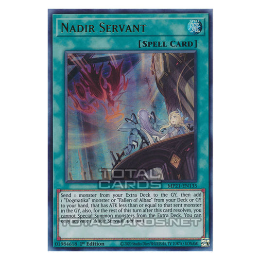 Yu-Gi-Oh! - 2021 Tin of Ancient Battles - Nadir Servant (Ultra Rare) MP21-EN135