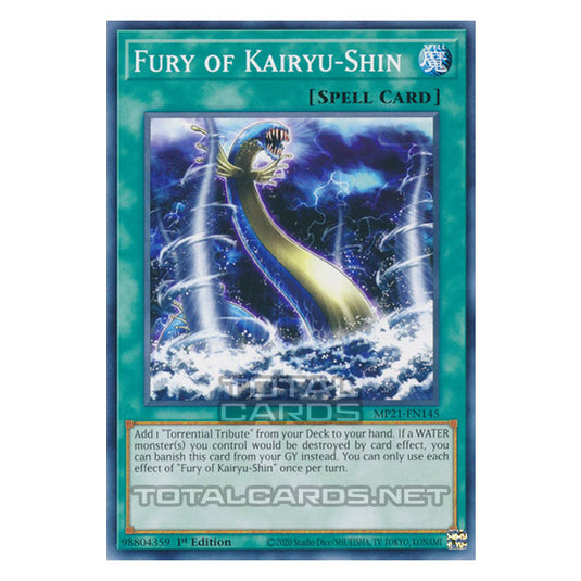 Yu-Gi-Oh! - 2021 Tin of Ancient Battles - Fury of Kairyu-Shin (Common) MP21-EN145