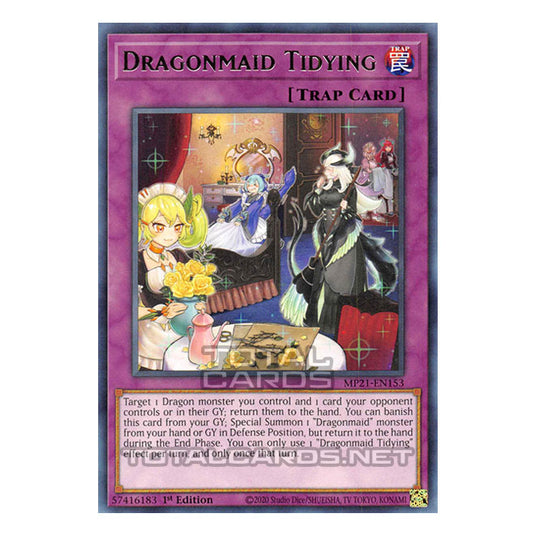 Yu-Gi-Oh! - 2021 Tin of Ancient Battles - Dragonmaid Tidying (Rare) MP21-EN153